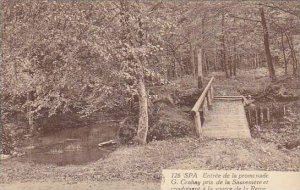 Belgium Spa Entree de la promenade G Crahay pris de la Sauveniere