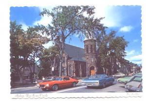 70's Cars on Street Amherst, Nova Scotia,