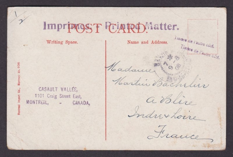 Postcard, CANADA, St. John, Queen Square