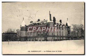 Old Postcard Rambouillet Chateau in the Nelge