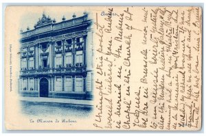 1901 View of The Rubens House Antwerp Belgium Posted Antique Postcard