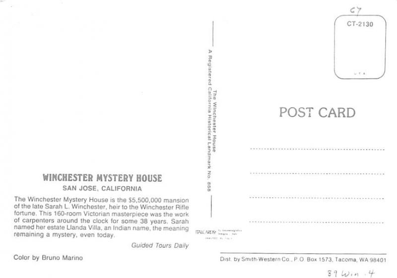Winchester Mystery House - San Jose, California