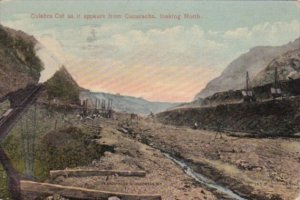 Panama Canal Culebra Cut As It Appears From Cucaracha Looking North 1914