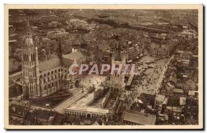 Old Postcard Belgium Ypres General view