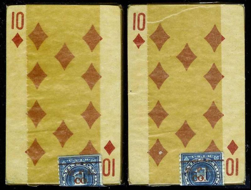 ANNE ORR Needlepoint Playing Cards 1940's (2) SEALED DECKS