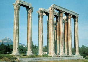 Temple of Olympius,Zeus,Athens,Greece BIN