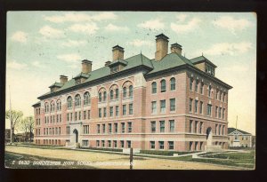 Dorchester, Massachusetts/MA/Mass Postcard, Dorchester High School, 1907!