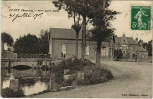 CPA CONTY Pont sur la Selle (25481)