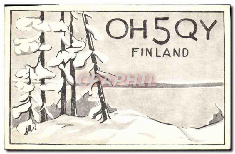 Postcard Old Telegraphie OH5QY Finland Lappeenranta