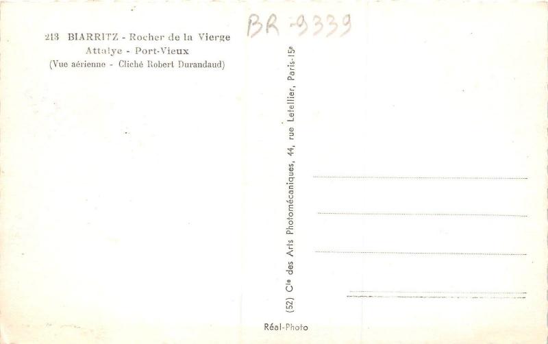 BR9339 biarritz rocher de la vierge   france