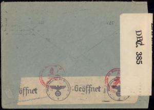 Germany WWII Internierten Internee POW Ottawa Canada Cover 80900