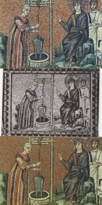 Ravenna Basilica Di S Apollinare Italian Well La Sammaritana 3x Postcard s