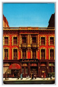 c1962 Postcard NY Luchow's Famous Restaurant New York City New York