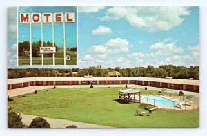 Friendship Inn Motel Plaza Belleville Kansas KS UNP Chrome Postcard N15