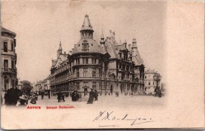 Belgium Anvers Banque Nationale Antwerp Postcard 04.35