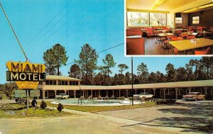 Pearson, GA Georgia  MIAMI MOTEL~Restaurant  ROADSIDE  Atkinson County  Postcard