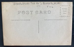 Mint USA Real Picture Postcard RPPC Grand Union Tea Company Concord NH 