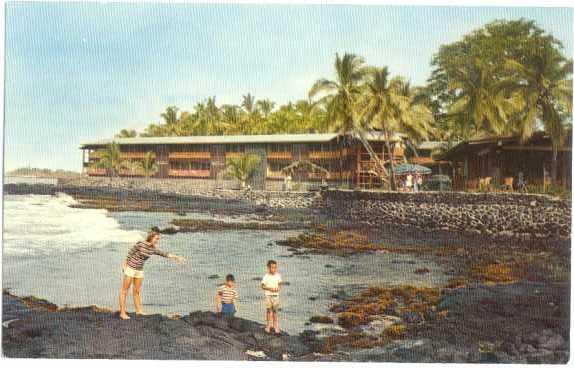 Waiaka Lodge, Kona, Island of Hawaii, Pre-zip Code Chrome