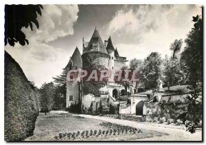 Old Postcard Chateau Milandes Castelnaud Dordogne Fayrac