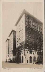 RPPC Postcard Hotel Philadelphian  Philadelphia PA