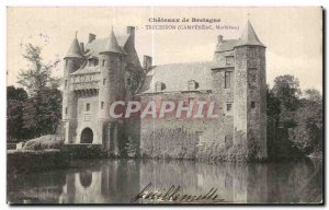 Old Postcard Castles of Britain Trecesson (Campeneac Morbihan)