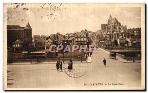 Old Postcard Mayenne Pont Neuf