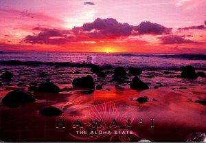 Hawaii The Aloha State Beautiful Sunset