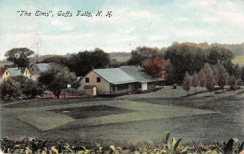 the elms goffs falls new hampshire L4545 antique postcard