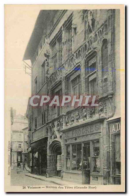 CARTE Valencia Old Post House Heads Grande Rue Au Progres