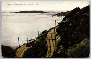 Vtg California CA Above The Clouds Mt Lowe Railroad Tracks 1910s View Postcard