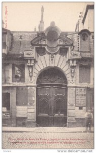 PARIS, France, 1900-1910´s; Hotel De Jean De Fourcy, Rue Des Francs-Bourgeois