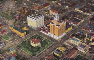 Minnesota Rochester Bird's Eye View Of Civic Center 1949