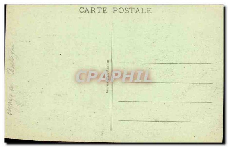 Old Postcard Chateau Combourg and Chateaubriand