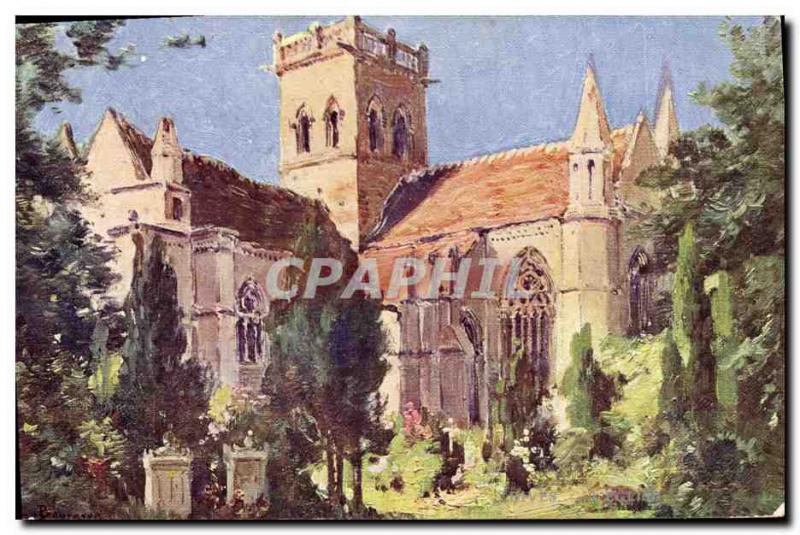 Old Postcard The Church Dives