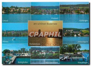 Modern Postcard Am Schonen Bodensee Romanshorn Kesswil Uttwil Guttingen