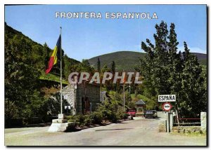 Postcard Modern Valls d'Andorra border