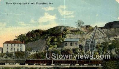 Rock Quarry & Bluffs Hannibal MO 1912