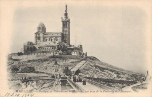 France Marseille Basilique de Notre Dame de la Garde Vintage Postcard 02.99