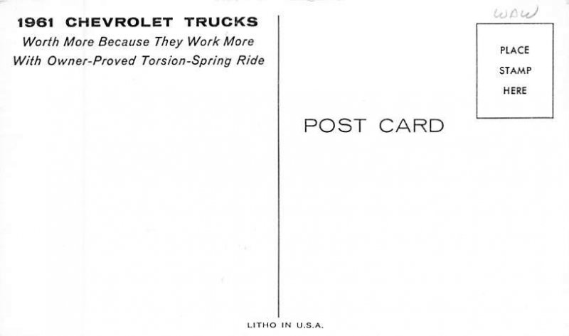 1961 Chevy truck Trucks Unused 