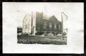 dc1034 - WATERLOO NY 1910s Methodist Church Real Photo Postcard