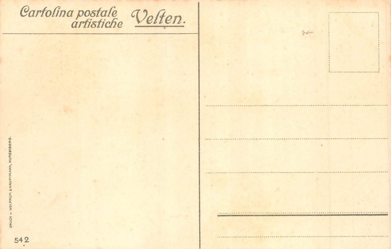 L486 Italy Verona Wielandt signed vintage postcard