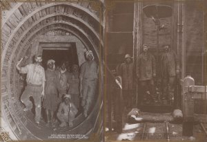 Boer Gold Miners Mining South African 2x Postcard s