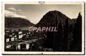 Italy - Italy - Lago di laguno e Monte S Salvatore - Old Postcard