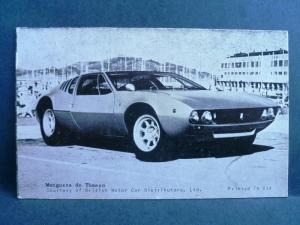 Arcade Card Santa Cruz Beach Boardwalk Automobile Car Mangusta de Tomaso