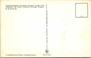 Postcard BRIDGE SCENE State of Oregon OR AM9122