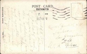 Gilson Little Boy Soldier Rifle Bees Blast! c1910 Comic Vintage Postcard