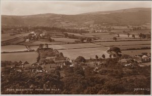 Somerset Postcard - Bossington From The Hills - Judges  RS39057