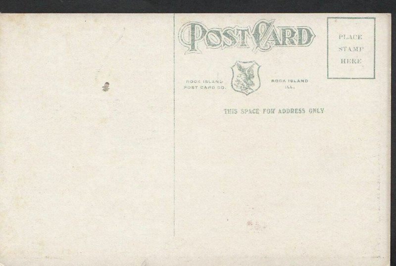 America Postcard - Fort Armstrong, Rock Island Arsenal, Illinois 1898