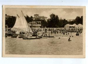 236414 JUGOSLAVIA CROATIA CRIKVENICA yachts 1934 year RPPC