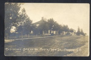 RPPC DOLAND SOUTH DAKOTA NORTH MAIN STREET SCENE REAL PHOTO POSTCARD